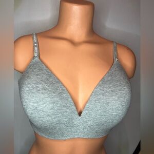 Victoria's Secret Gray Plunge Bra